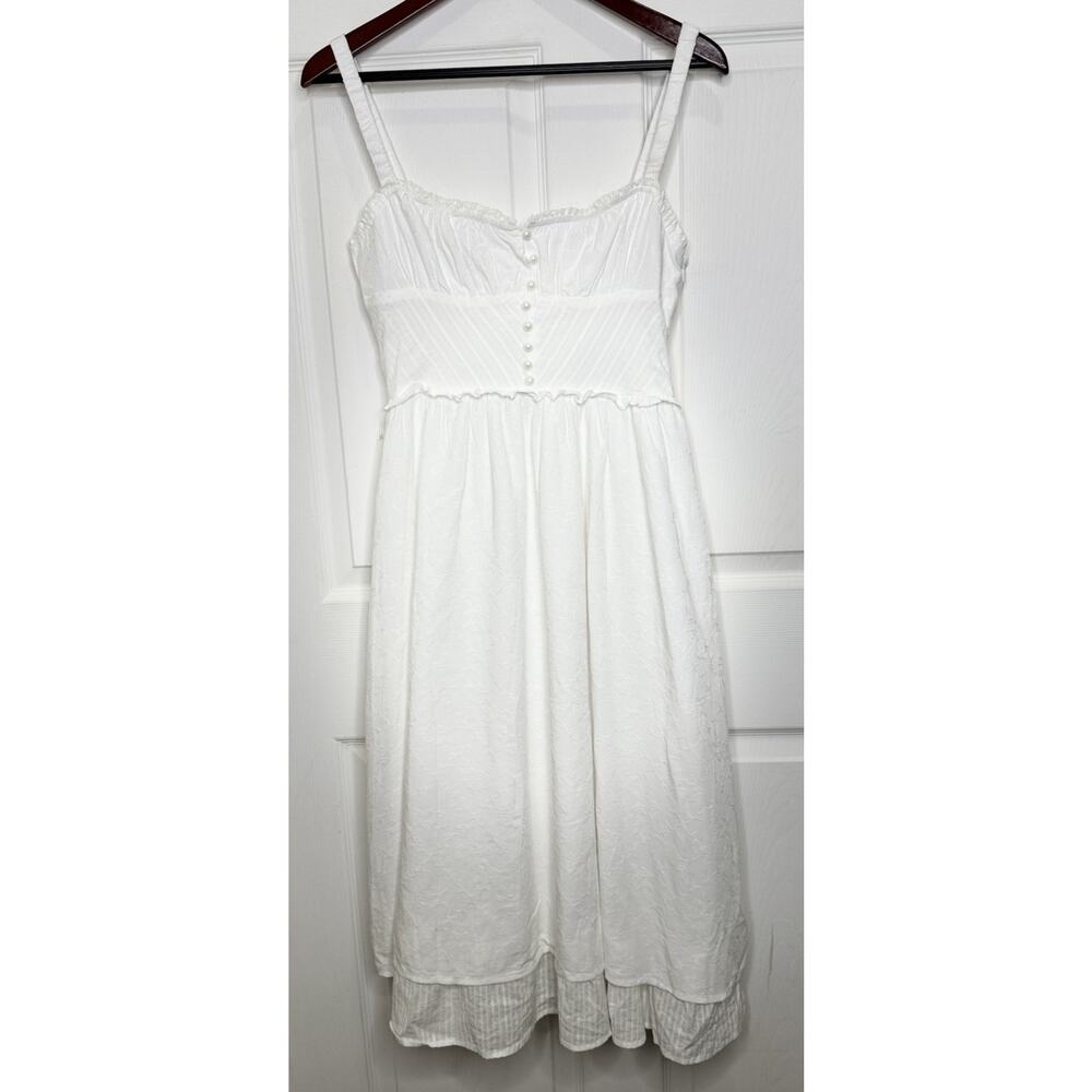 Commense White Midi Sundress